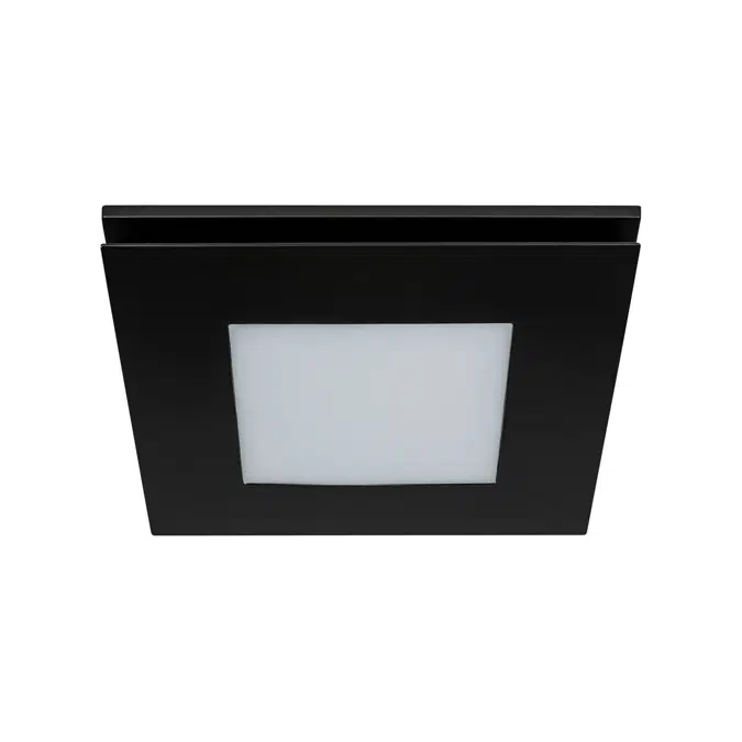 Kado Lux HiFlow 200 Kare Mat Siyah LED Sadece Fasya 2020363