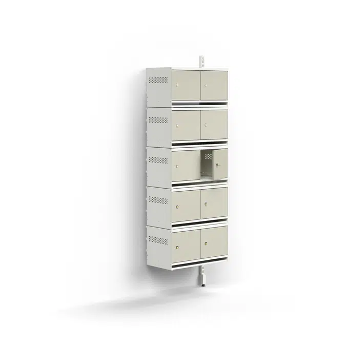Entry 10 Additional Wall Shoe Rack Unit with Metal Cover