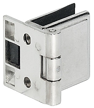 Glass door hinge, Opening angle 170°, inset mounting - 361.97.600