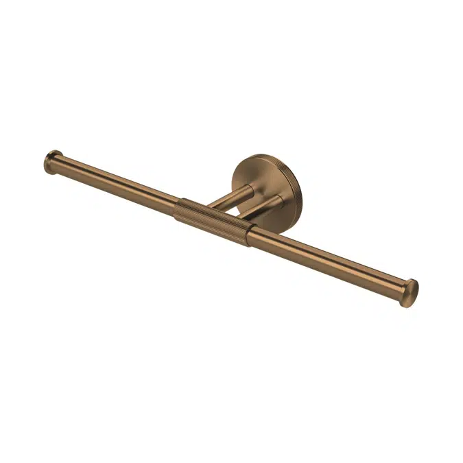 Milli Marq Edit Brushed Bronze Double Toilet Roll Holder 21911