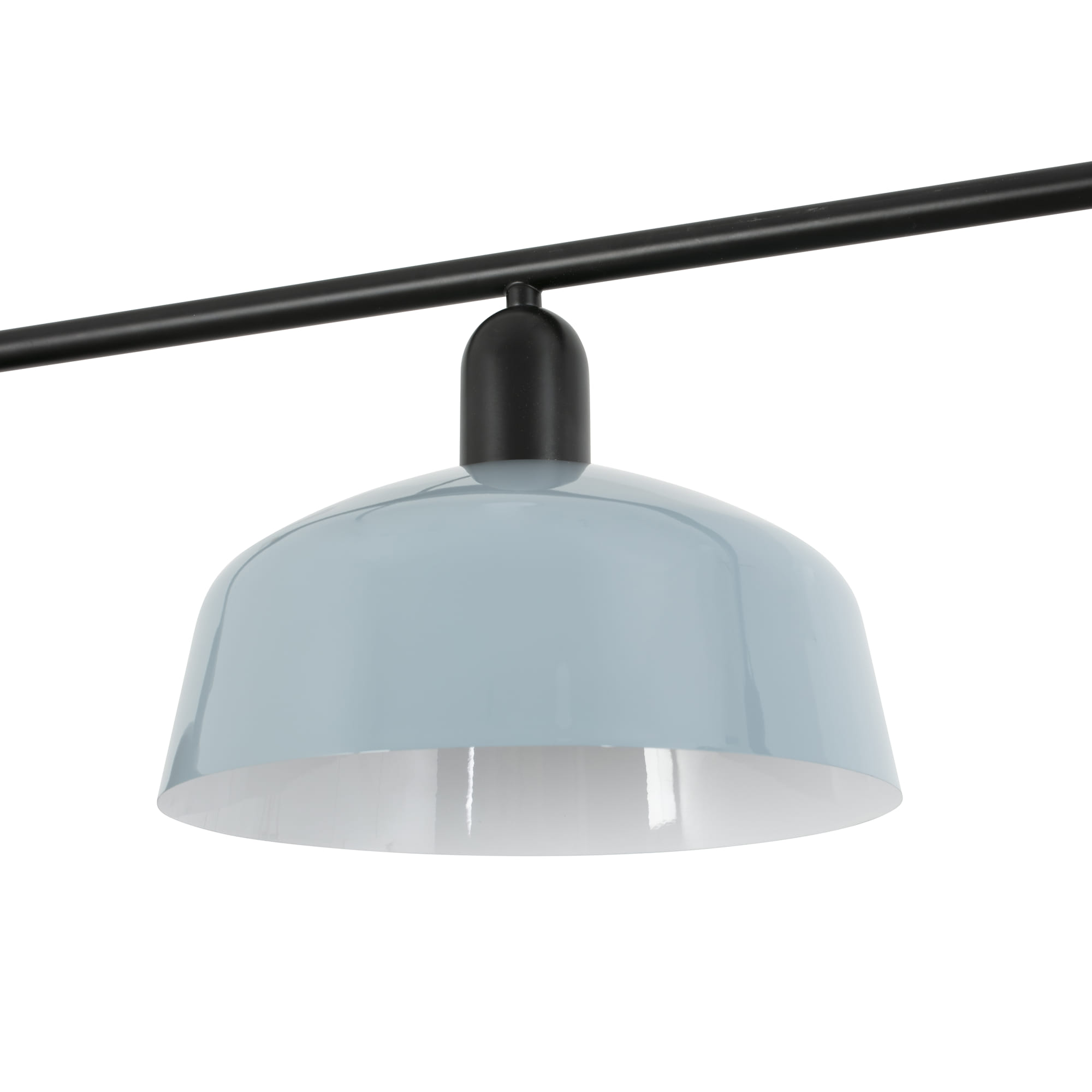 TATAWIN M metal 3L bluish grey pendant lamp