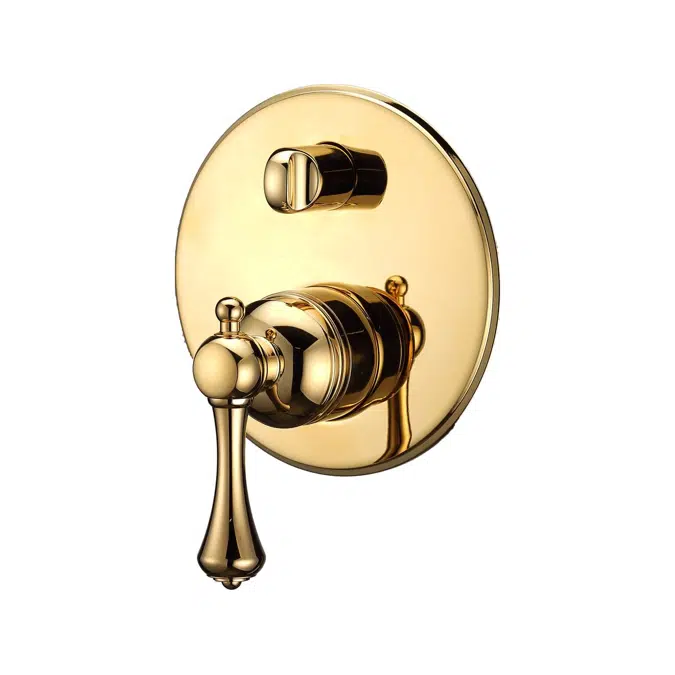 Kado Era Brass Gold Shower Mixer with Diverter 2263704