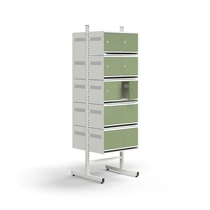 Entry 20 Basic Base Shoe Rack Unit with Metal Lid