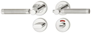 Door handle set, Stainless steel, Startec, model LDH 2191 Bicolor - 903.83.183