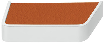D-Shape Finger Pull Handle with Leather Inset - 103.83.761