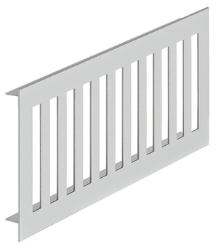 ventilation trims, Straight-edged, aluminium, with smooth flanges - 575.06.920