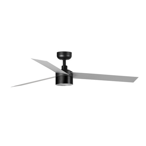 CRUISER TEK L Ceiling fan siyah/aluminium 3000K 0-10V/1-10V