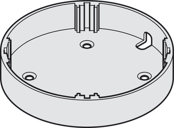 Housing for undermounted light, for LED 1080 drill hole ⌀ 68 mm - 833.00.349