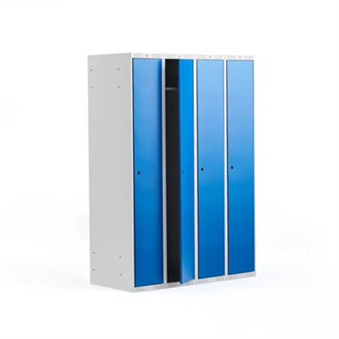 Classic 4 Bölmeli Metal Personel Soyunma Dolabı