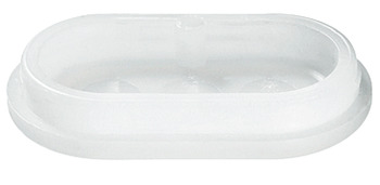 Plastic Glide With Stop Effect, D, Oval - 650.22.075