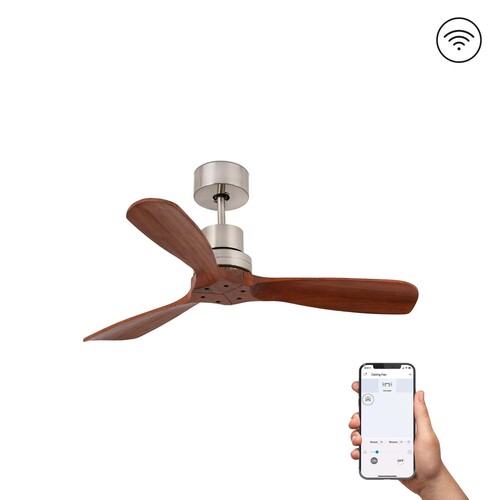 MINI LANTAU S mat nikel/ceviz fan TUYA