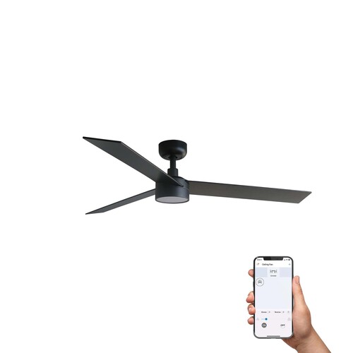 RUDDER 3 L siyah/ceviz fan 20W SWT TUYA