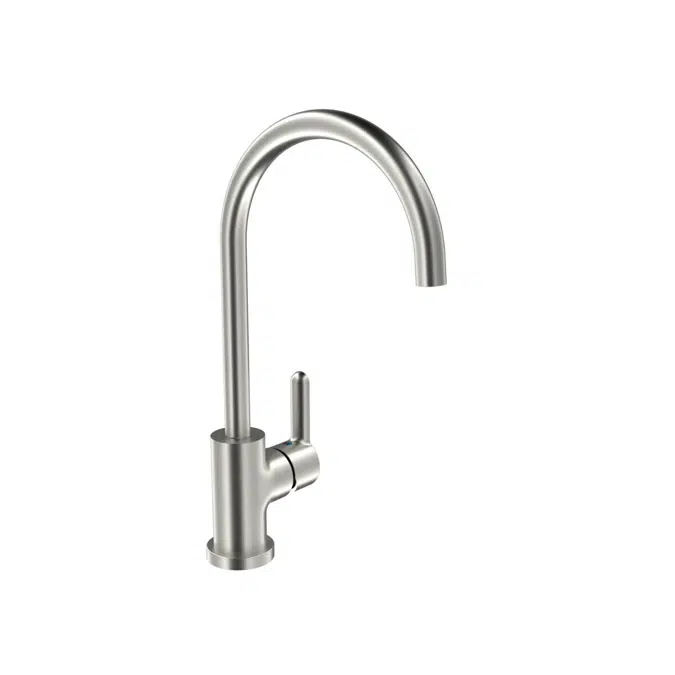 Nobili Balance Fırçalanmış Nikel Gooseneck Lavabo Musluğu 2266867