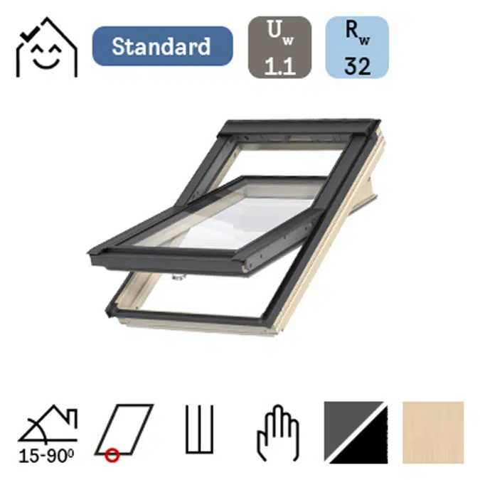 GLL 61B Alt Kol Kontrollü Çatı Penceresi