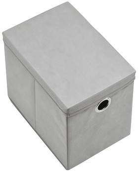 Storage box, With lid, fabric - 811.11.521