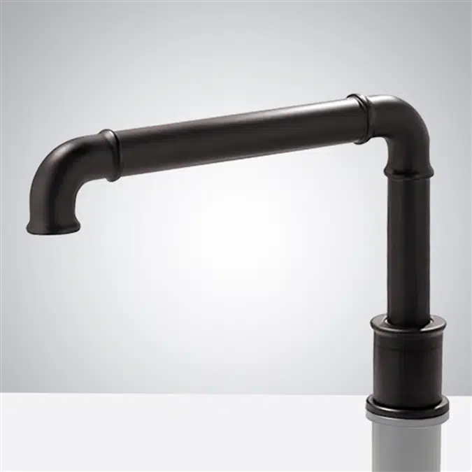 Couron Oil Rubbed Bronze Deck Mount Touchless Basin Faucet