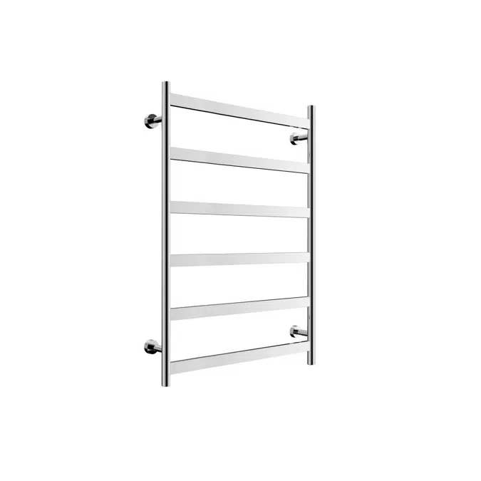Mizu Stream 800 x 1050mm Polished Stainless Steel Heated Towel Rail 9509287