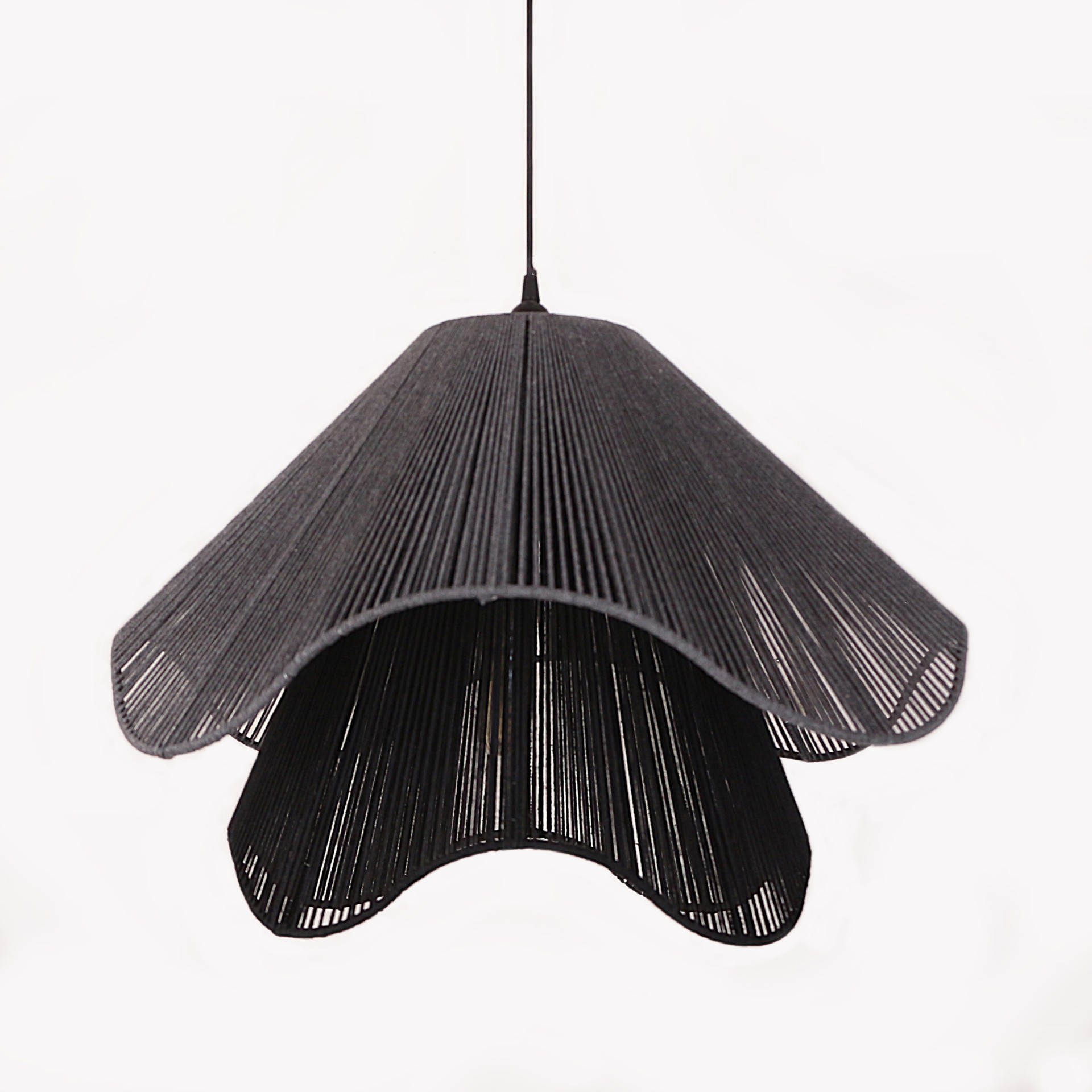 WAVE Makrome İpli El Yapımı Sarkıt Lamba