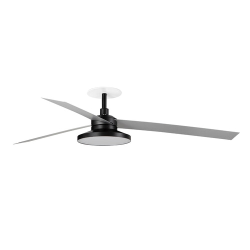 CRUISER RECESSED TAK XL siyah/aluminium fan duvar kumandası siyah 3000K