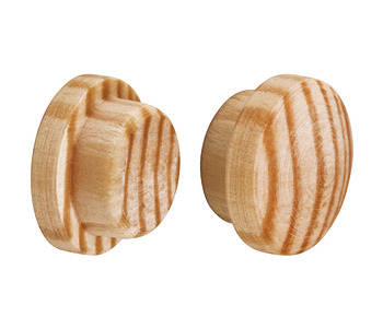 Cover Cap, Solid Wood Untreated, For Blind Hole Ø 10 Mm - 045.32.261