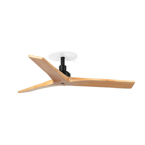 KLIM RECESSED S Ceiling fan siyah/pine TUYA