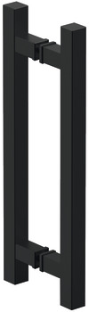 Flush pull handle for sliding doors, Aluminium, two-sided, square - 905.01.124