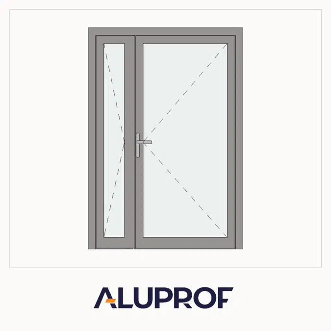 MB-104 Passive AERO Double Inward Opening Wall / Curtain Wall Door