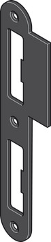 Flanged striking plate, for flush doors, 170 mm, straight - 911.38.199