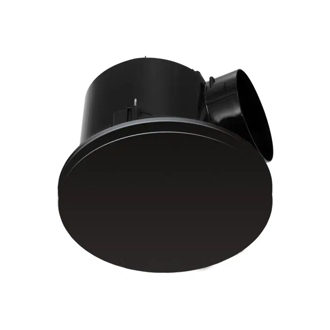 Kado Lux HiFlow 250 Round Matte Black Exhaust Fan 2020343