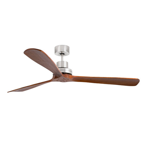 LANTAU XL mat nikel/ceviz fan duvar kumandası beyaz