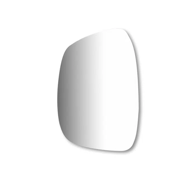 Glide 650mm x 450mm Küçük Dikey Ayna Sol 2308809