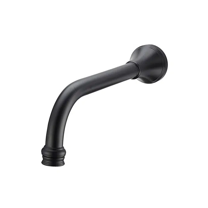 Kado Era Mat Siyah 200mm Duvar Lavabo Çıkışı 2263987