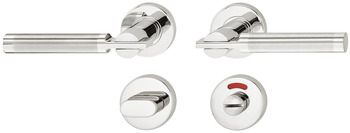 Door handle set, Stainless steel, Startec, model LDH 2194 Bicolor - 903.83.163