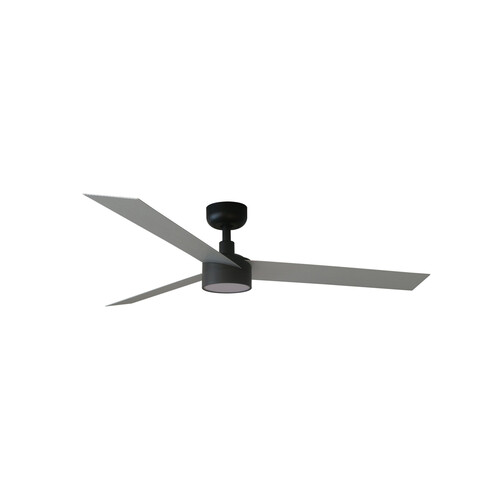 CRUISER L LED Ceiling fan black/aluminium 20W SWT Wall Control white
