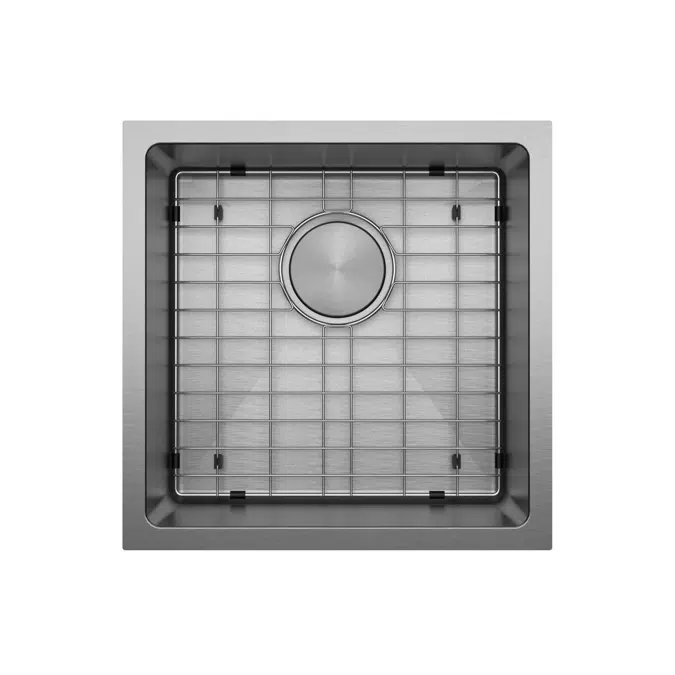 Memo Zenna Single Bowl Sink Stainless Steel Nanoplated Gunmetal 2402886