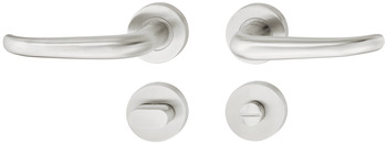 Door handle set, stainless steel, Startec, Model LDH 2176 - 903.94.616