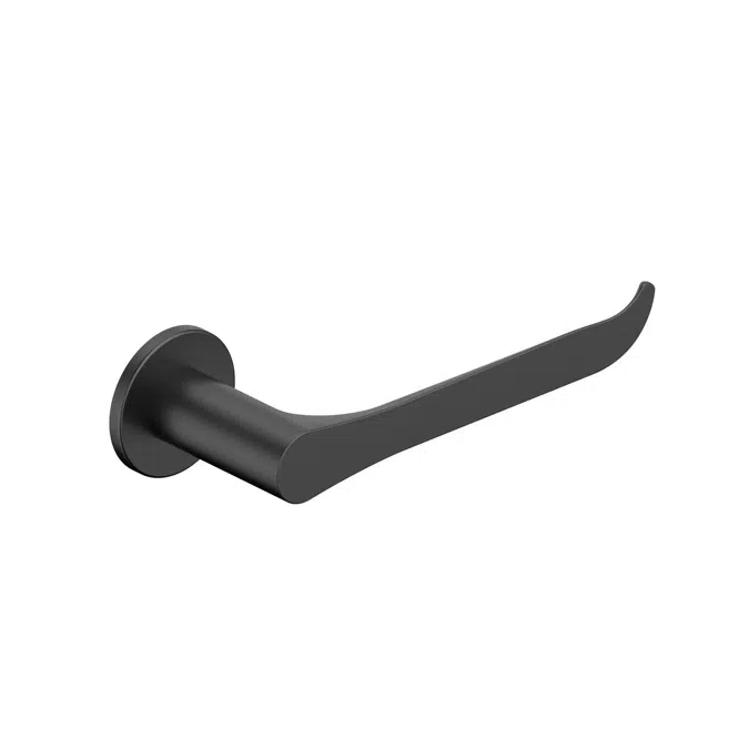 Mizu Silk Matte Black Toilet Roll Holder 2263983