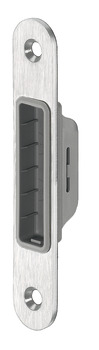 KFV Flat striking plate, for magnetic mortise latch locks, 120 mm - 911.39.512