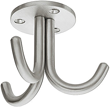 Ceiling hook, Stainless Steel, With 3 Hooks, Ceiling InstallationDéco - 855.00.010