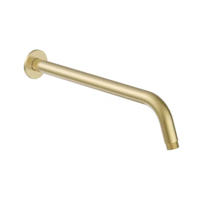 Drift Brushed Brass Wall Straight Shower Arm Only 9512418
