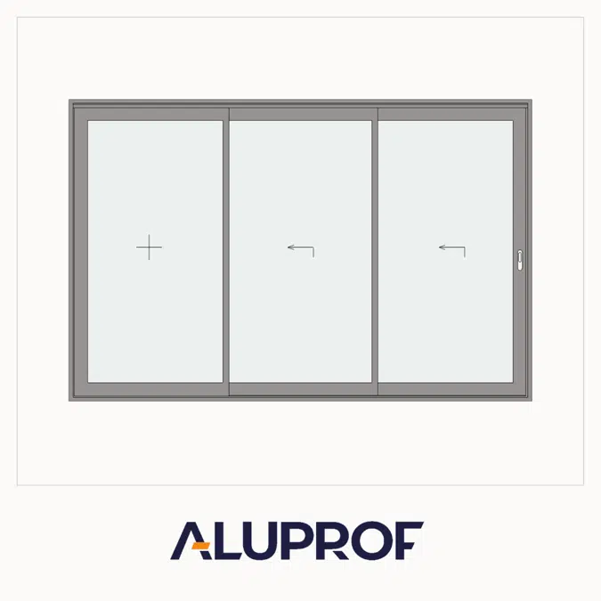 MB-77HS ST İnce Kenet Profilli Üç Kanatlı Kaldır-Sür Kapı