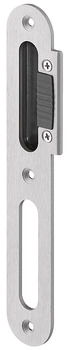 Flanged striking plate, adjustable, for flush doors, 170 mm, straight - 911.39.216