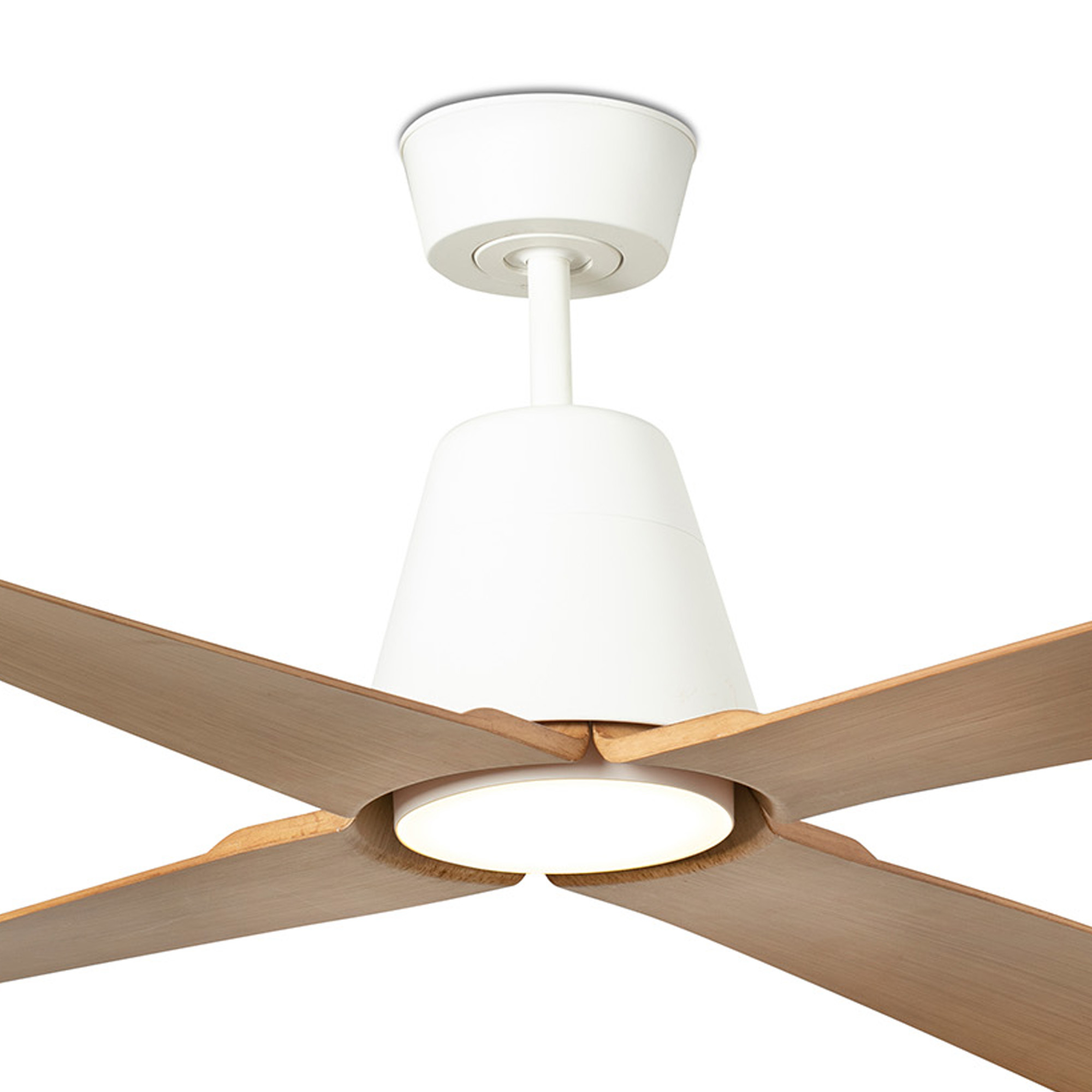 TYPHOON M LED beyaz/maple fan 3000K IP44