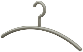 Coat hangers, polyamide, rigid hook, round shackle - 804.56.195
