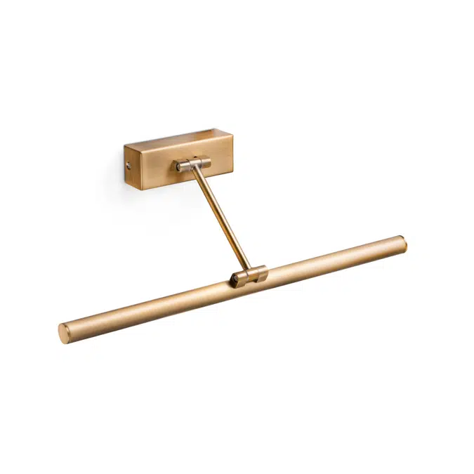 61084 - MAGRITTE 450 Old Gold Picture Wall Light 8W