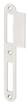 Flanged striking plate, for flush doors, 170 mm, straight - 911.39.049