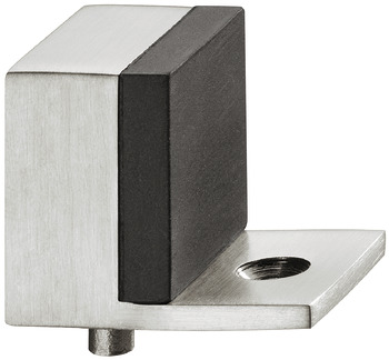 Floor mounted door stop, stainless steel/brass - 937.52.090