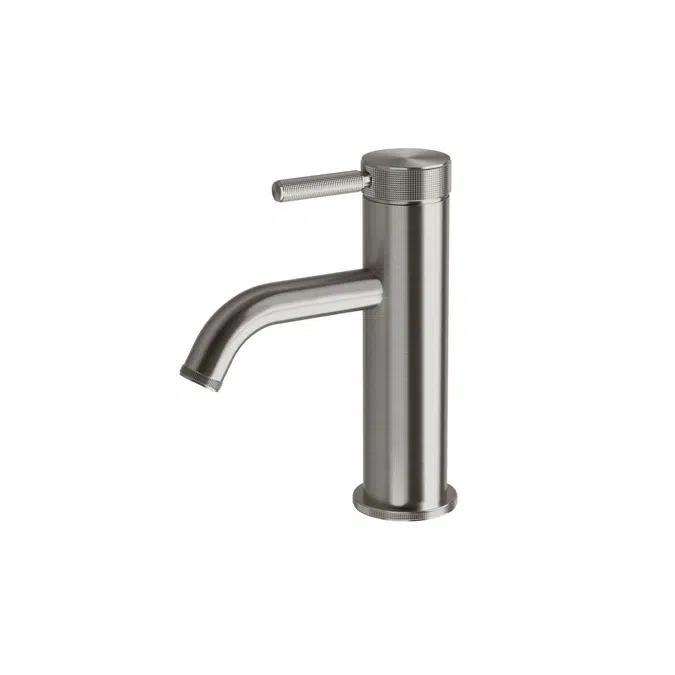 Milli Etch Brushed Gunmetal Basin Mixer Tap 21350