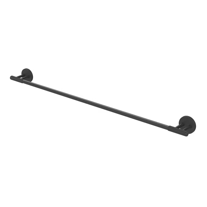 Milli Marq Edit Matte Black Single Towel Rail 800mm 21931