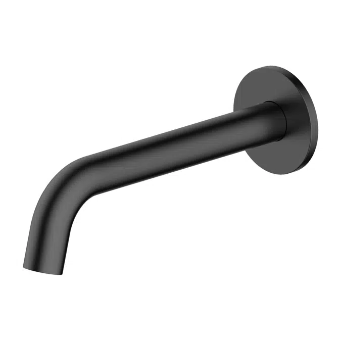 Mizu Drift Mat Siyah Duvar Lavabo/Küvet Çıkışı Kavisli Boru 200 2267230